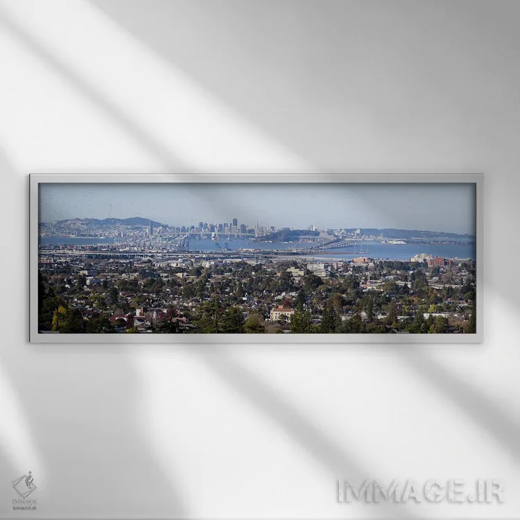 تابلو دکوراتیو San Francisco Bay, San Francisco, California, USA" - "س… اثر پانورامیک ایمجز - نمای قابدار سفید