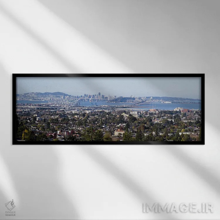 تابلو دکوراتیو San Francisco Bay, San Francisco, California, USA" - "س… اثر پانورامیک ایمجز - نمای قابدار مشکی
