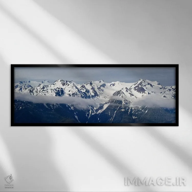 تابلو دکوراتیو Hurricane Ridge, Olympic National Park, Washington Stat… اثر پانورامیک ایمجز - نمای قابدار مشکی