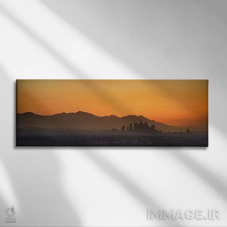 تابلو دکوراتیو San Gabriel Mountains, Los Angeles, California, USA"… اثر پانورامیک ایمجز - نمای روبهرو روی دیوار