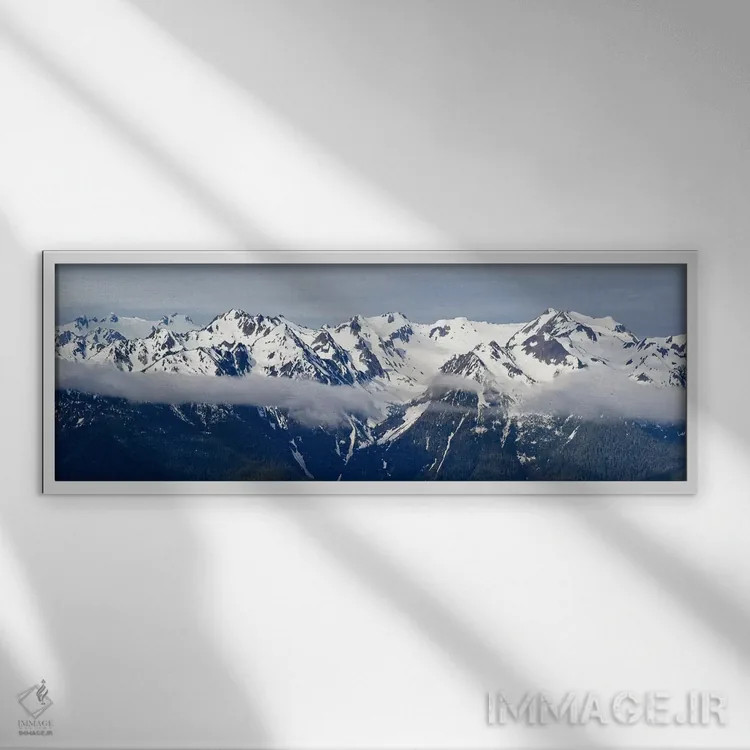 تابلو دکوراتیو Hurricane Ridge, Olympic National Park, Washington Stat… اثر پانورامیک ایمجز - نمای قابدار سفید