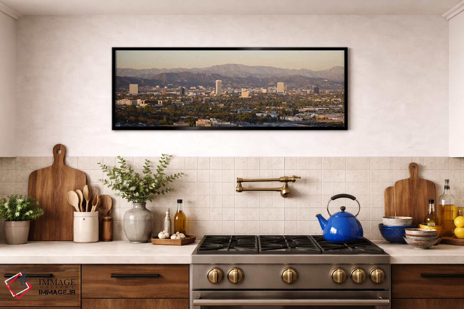 تابلو دکوراتیو Miracle Mile, Hayden Tract, Hollywood, Griffith Park Ob… اثر پانورامیک ایمجز - D2B