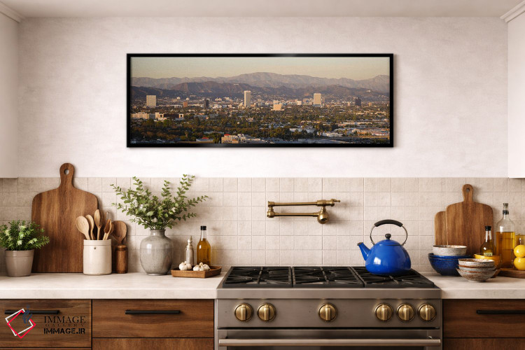 تابلو دکوراتیو Miracle Mile, Hayden Tract, Hollywood, Griffith Park Ob… اثر پانورامیک ایمجز - D2B