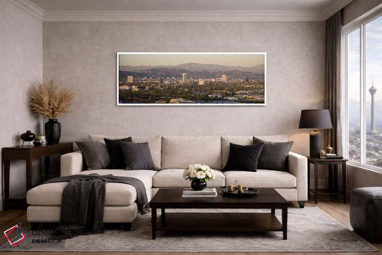 تابلو دکوراتیو Miracle Mile, Hayden Tract, Hollywood, Griffith Park Ob… اثر پانورامیک ایمجز - D3W