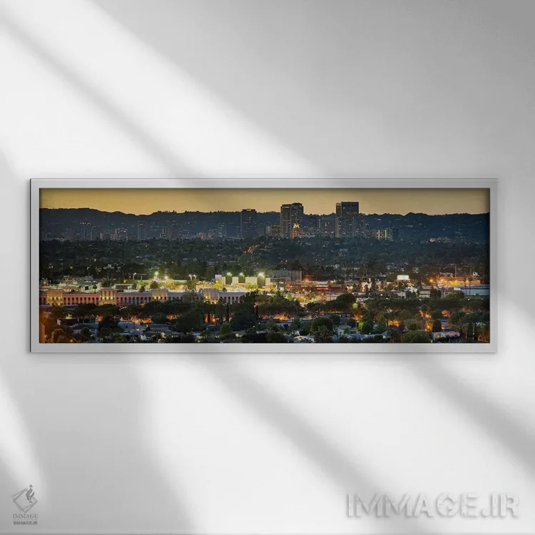 تابلو دکوراتیو Culver City, Los Angeles County, California, USA" - "شه… اثر پانورامیک ایمجز - نمای قابدار سفید
