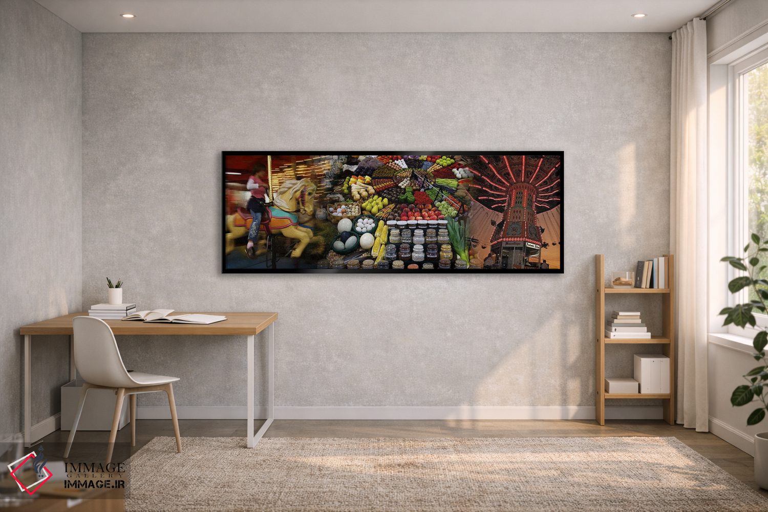 تابلو دکوراتیو نمایشگاه ایالتی اثر پانورامیک ایمجز - D2B