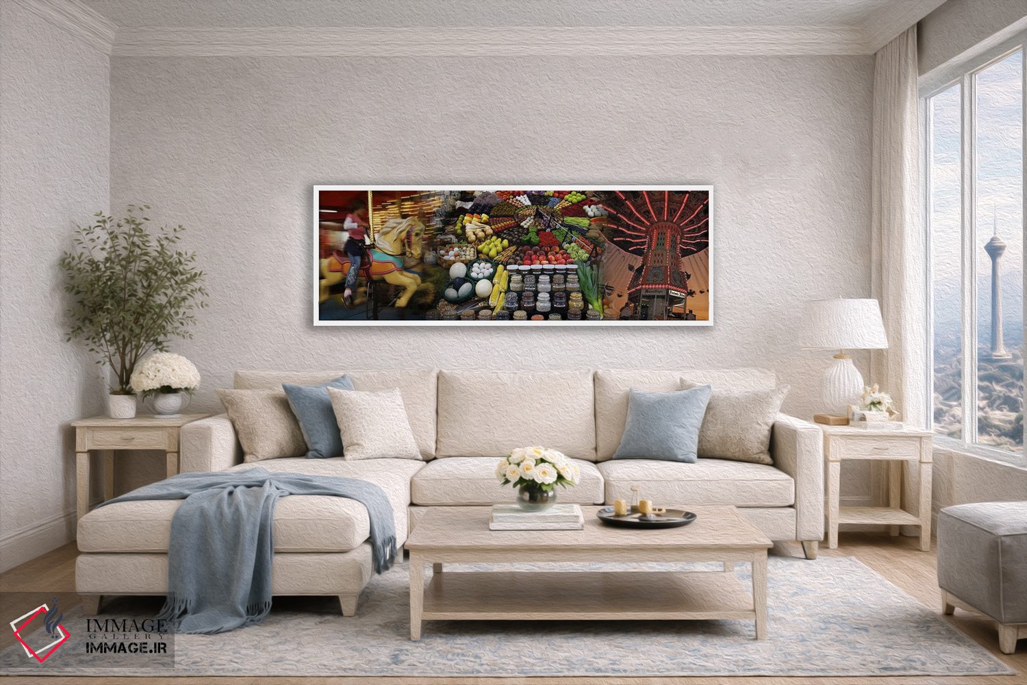 تابلو دکوراتیو نمایشگاه ایالتی اثر پانورامیک ایمجز - D5W