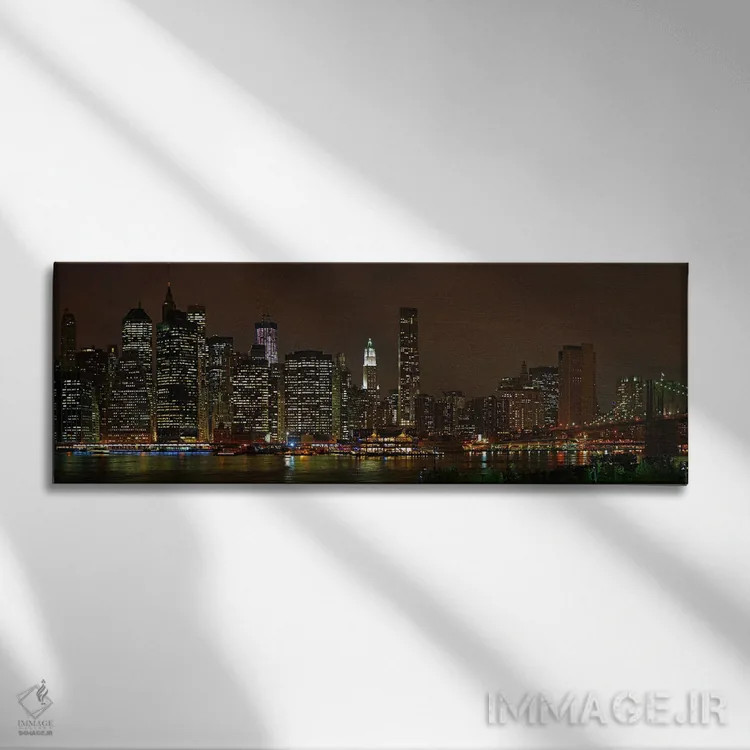 تابلو دکوراتیو Lower Manhattan, Manhattan, New York City, New York Sta… اثر پانورامیک ایمجز - نمای روبهرو روی دیوار