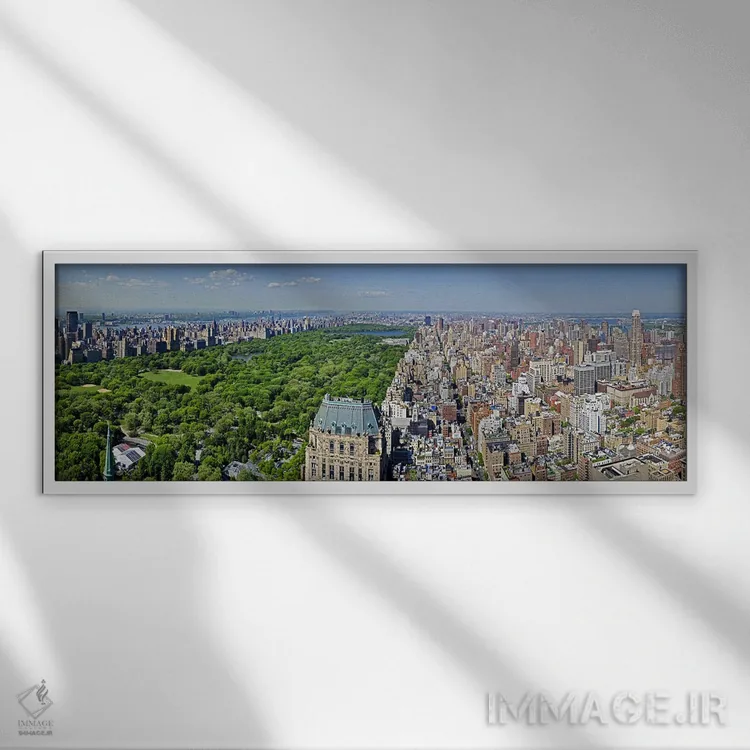 تابلو دکوراتیو Central Park, Manhattan, New York City, New York State… اثر پانورامیک ایمجز - نمای قابدار سفید
