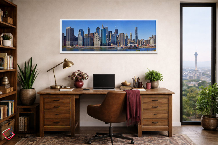 تابلو دکوراتیو Lower Manhattan, Manhattan, New York City, New York Sta… اثر پانورامیک ایمجز - D1W