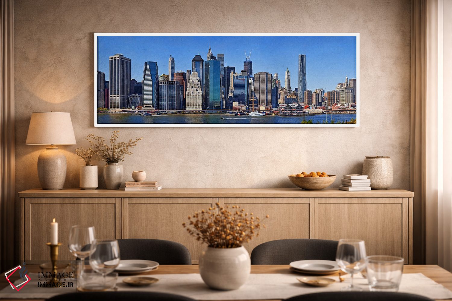 تابلو دکوراتیو Lower Manhattan, Manhattan, New York City, New York Sta… اثر پانورامیک ایمجز - D2W
