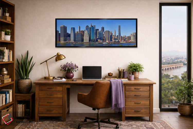 تابلو دکوراتیو Lower Manhattan, Manhattan, New York City, New York Sta… اثر پانورامیک ایمجز - D3B
