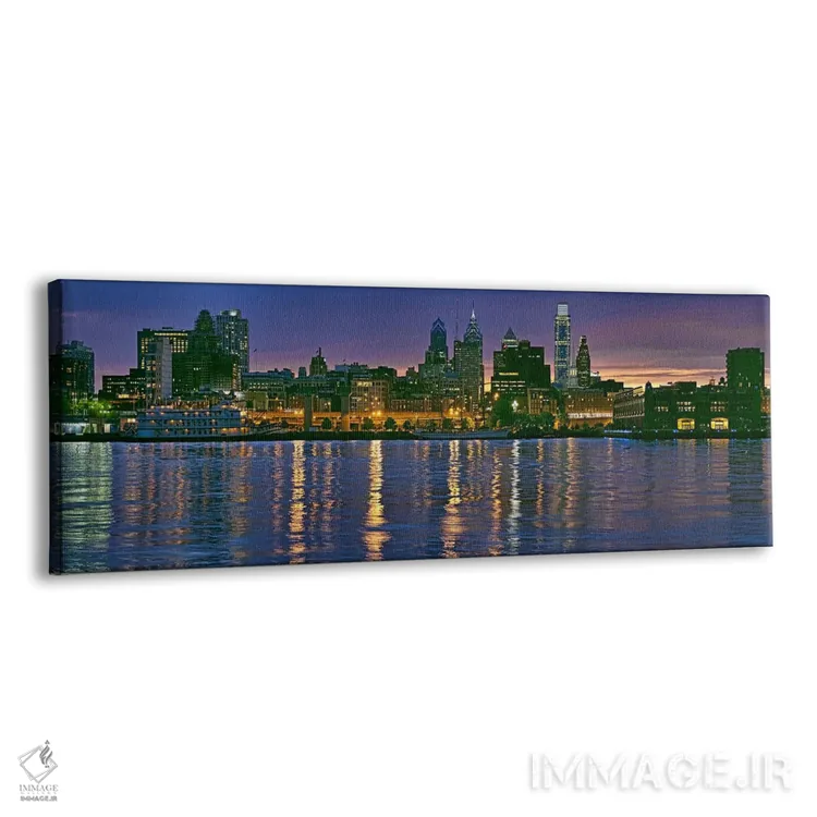 تابلو دکوراتیو River Delaware, Philadelphia, Pennsylvania, USA" - "ساخ… اثر پانورامیک ایمجز - نمای پرسپکتیو محصول