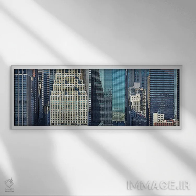 تابلو دکوراتیو New York City, New York State, USA 2011 #2" - "آسمان خر… اثر پانورامیک ایمجز - نمای قابدار سفید
