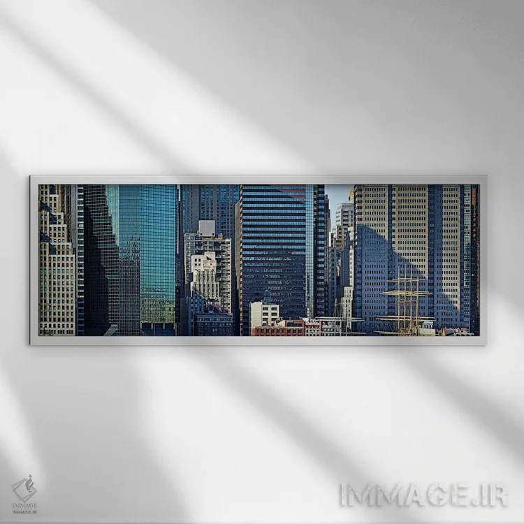تابلو دکوراتیو New York City, New York State, USA 2011 #3" - "آسمان خر… اثر پانورامیک ایمجز - نمای قابدار سفید