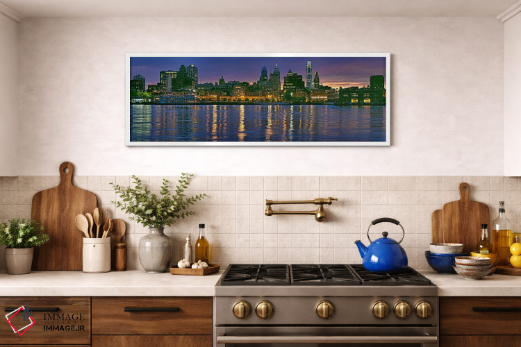 تابلو دکوراتیو River Delaware, Philadelphia, Pennsylvania, USA" - "ساخ… اثر پانورامیک ایمجز - D2W