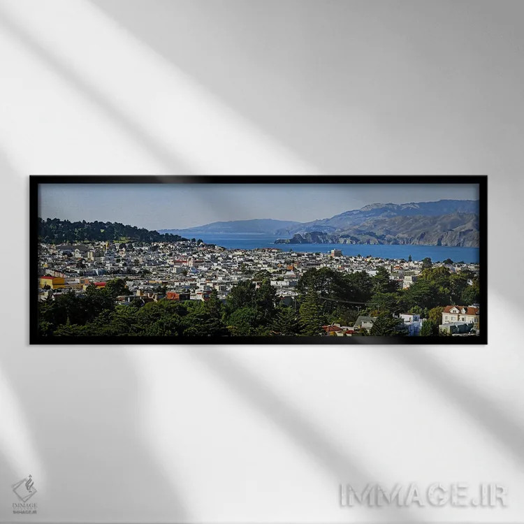 تابلو دکوراتیو Richmond District, Lincoln Park, San Francisco, Califor… اثر پانورامیک ایمجز - نمای قابدار مشکی