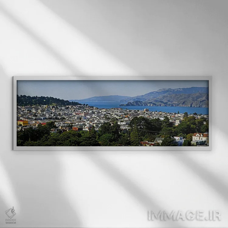 تابلو دکوراتیو Richmond District, Lincoln Park, San Francisco, Califor… اثر پانورامیک ایمجز - نمای قابدار سفید