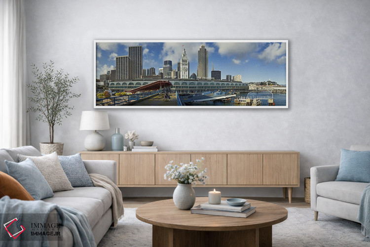 تابلو دکوراتیو The Embarcadero, San Francisco, California, USA" - "ترم… اثر پانورامیک ایمجز - D3W