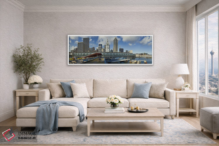 تابلو دکوراتیو The Embarcadero, San Francisco, California, USA" - "ترم… اثر پانورامیک ایمجز - D4W