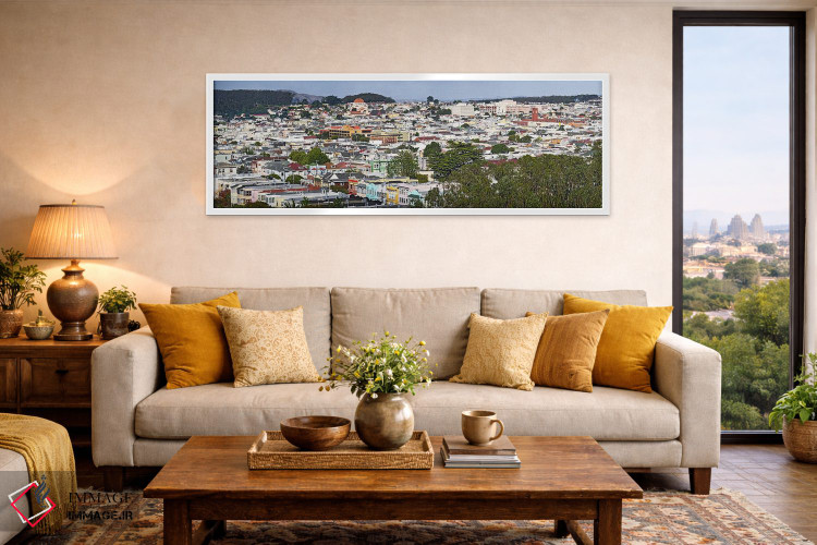 تابلو دکوراتیو Richmond District, Laurel Heights, San Francisco, Calif… اثر پانورامیک ایمجز - D4W