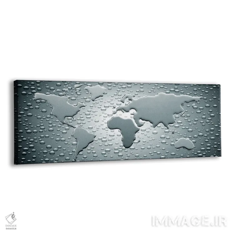 تابلو انتزاعی نفت زمین را خفه می کند اثر پانورامیک ایمجز - نمای پرسپکتیو محصول