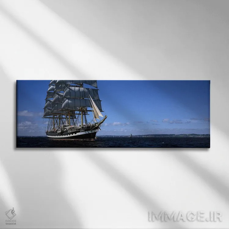 تابلو دکوراتیو مسابقه کشتی های بلند در اقیانوس، خلیج دو دوارنز، فینیست… اثر پانورامیک ایمجز - نمای روبهرو روی دیوار