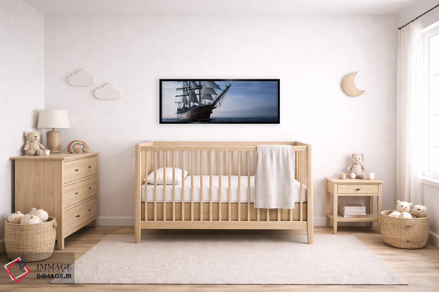 تابلو دکوراتیو مسابقه کشتی های بلند در اقیانوس، خلیج دو دوارنز، فینیست… اثر پانورامیک ایمجز - D6B