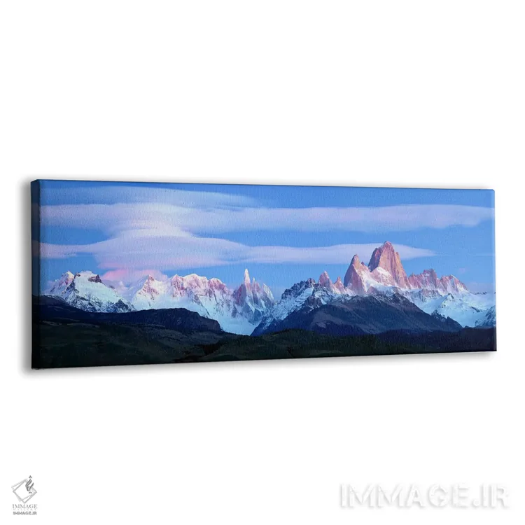 تابلو دکوراتیو چشم انداز کوهستانی ابری، گروه فیتز روی-توره، آندها، مید… اثر پانورامیک ایمجز - نمای پرسپکتیو محصول