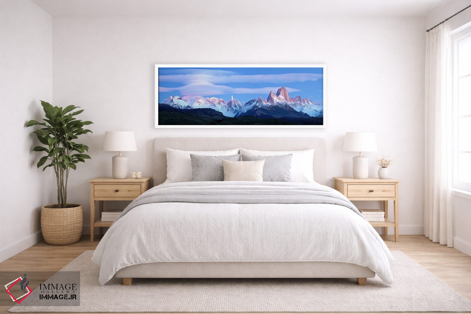 تابلو دکوراتیو چشم انداز کوهستانی ابری، گروه فیتز روی-توره، آندها، مید… اثر پانورامیک ایمجز - D6W