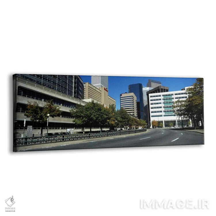 تابلو دکوراتیو ساختمان ها در یک شهر، مرکز شهر دنور، دنور، کلرادو، ایال… اثر پانورامیک ایمجز - نمای پرسپکتیو محصول