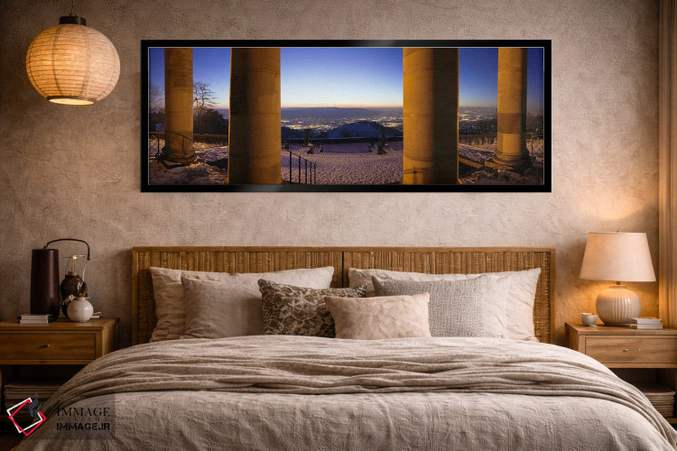 تابلو دکوراتیو ستون های کلیسای تدفین، روتنبرگ، اشتوتگارت، بادن-وورتمبر… اثر پانورامیک ایمجز - D3B