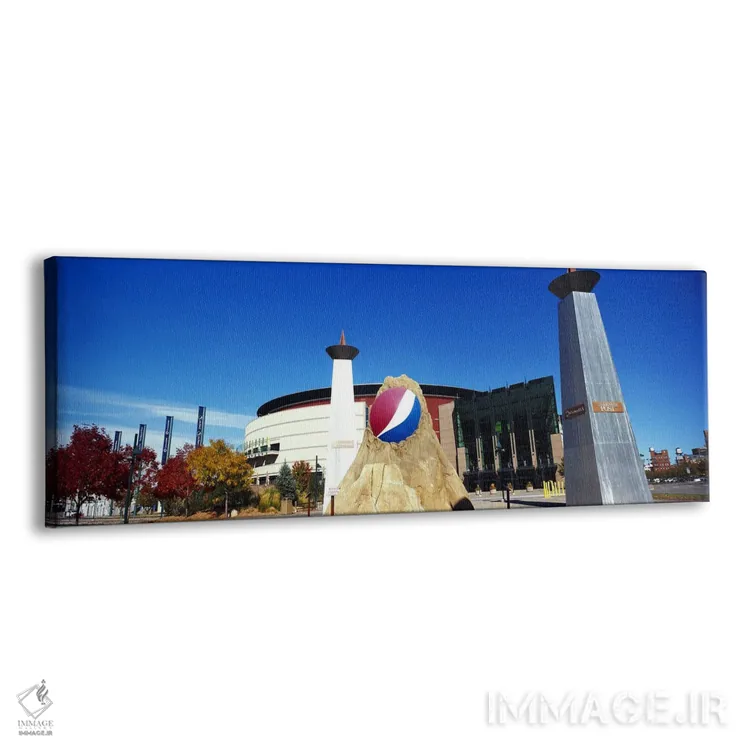 تابلو دکوراتیو ساختمان در یک شهر، مرکز پپسی، دنور، شهرستان دنور، کلراد… اثر پانورامیک ایمجز - نمای پرسپکتیو محصول