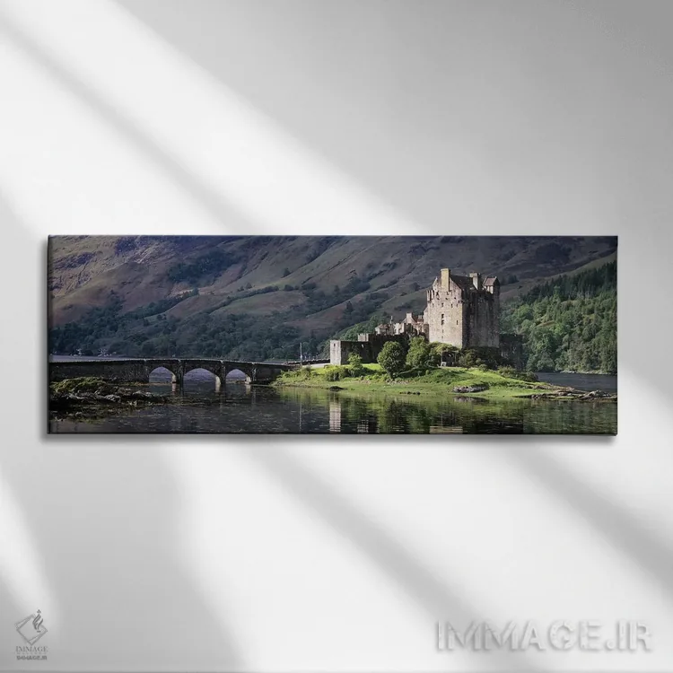 تابلو دکوراتیو قلعه ایلان دونان، دورنی، راس-شایر، منطقه هایلند، اسکاتل… اثر پانورامیک ایمجز - نمای روبهرو روی دیوار