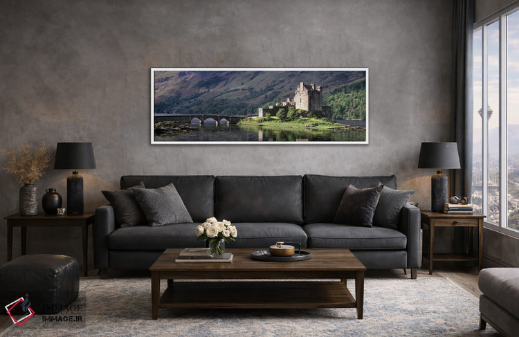تابلو دکوراتیو قلعه ایلان دونان، دورنی، راس-شایر، منطقه هایلند، اسکاتل… اثر پانورامیک ایمجز - D4W