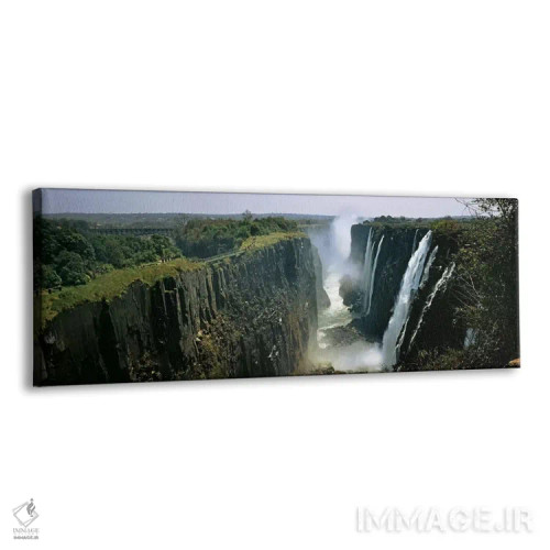 تابلو دکوراتیو دره اول، آبشار ویکتوریا ، لیوینگ استون، زامبیا اثر پانورامیک ایمجز - نمای پرسپکتیو محصول