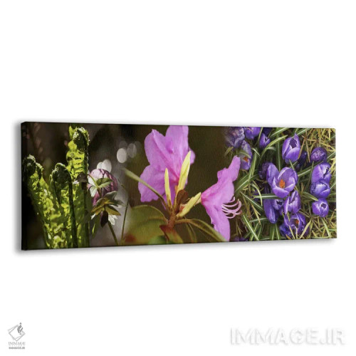 تابلو دکوراتیو جزئیات گل های بهار زودرس اثر پانورامیک ایمجز - نمای پرسپکتیو محصول