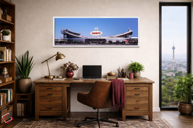 تابلو دکوراتیو استادیوم فوتبال، استادیوم اره هد، کانزاس سیتی، میزوری… اثر پانورامیک ایمجز - D1W