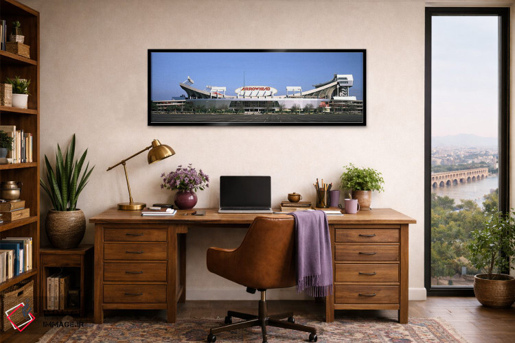 تابلو دکوراتیو استادیوم فوتبال، استادیوم اره هد، کانزاس سیتی، میزوری… اثر پانورامیک ایمجز - D2B