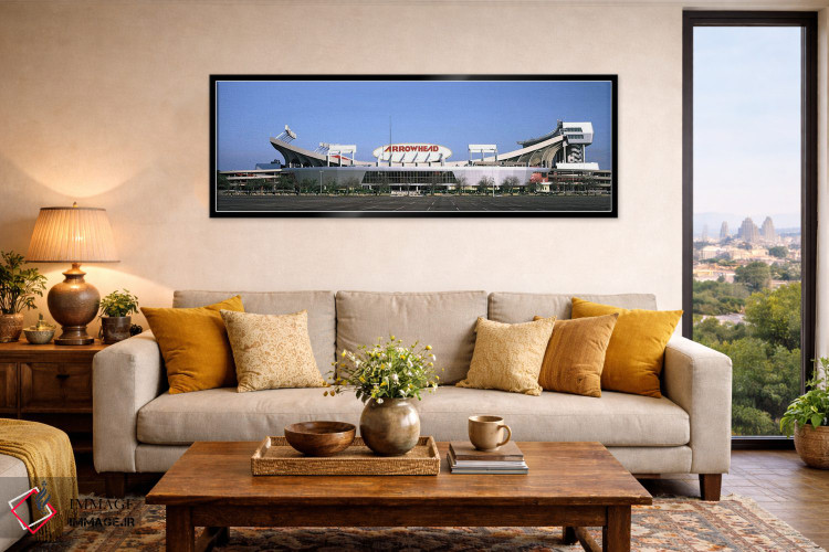 تابلو دکوراتیو استادیوم فوتبال، استادیوم اره هد، کانزاس سیتی، میزوری… اثر پانورامیک ایمجز - D6B