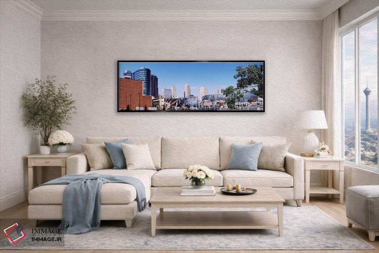 تابلو دکوراتیو هنر خیابانی در منطقه جاز، کانزاس سیتی، میزوری، ایالات م… اثر پانورامیک ایمجز - D4B