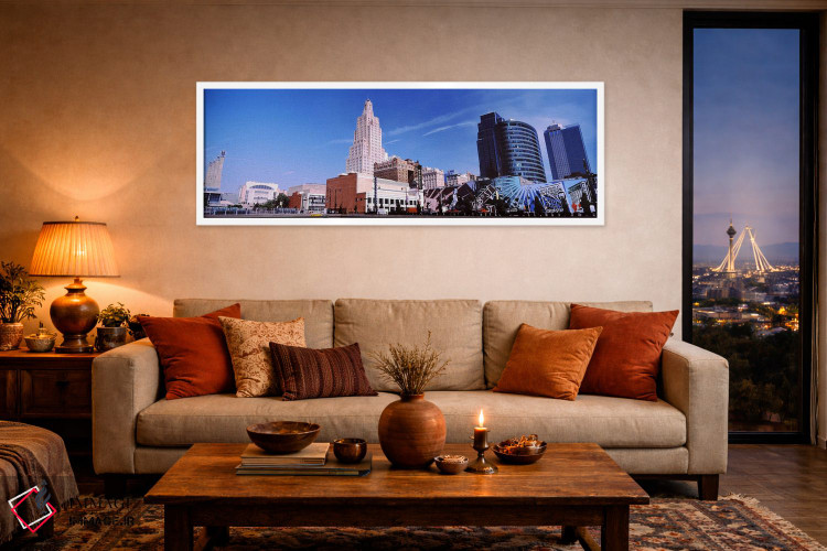 تابلو دکوراتیو هنر خیابانی در منطقه جاز، کانزاس سیتی، میزوری، ایالات م… اثر پانورامیک ایمجز - D3W