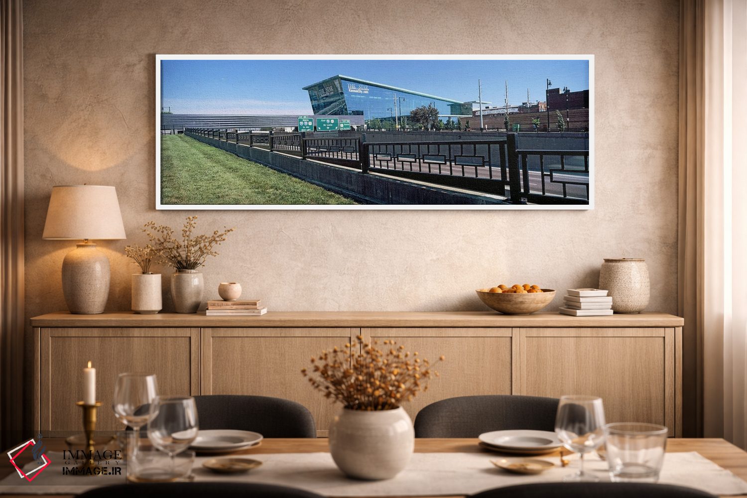 تابلو دکوراتیو ساختمان کانزاس سیتی استار، کانزاس سیتی، میزوری، ایالات… اثر پانورامیک ایمجز - D3W