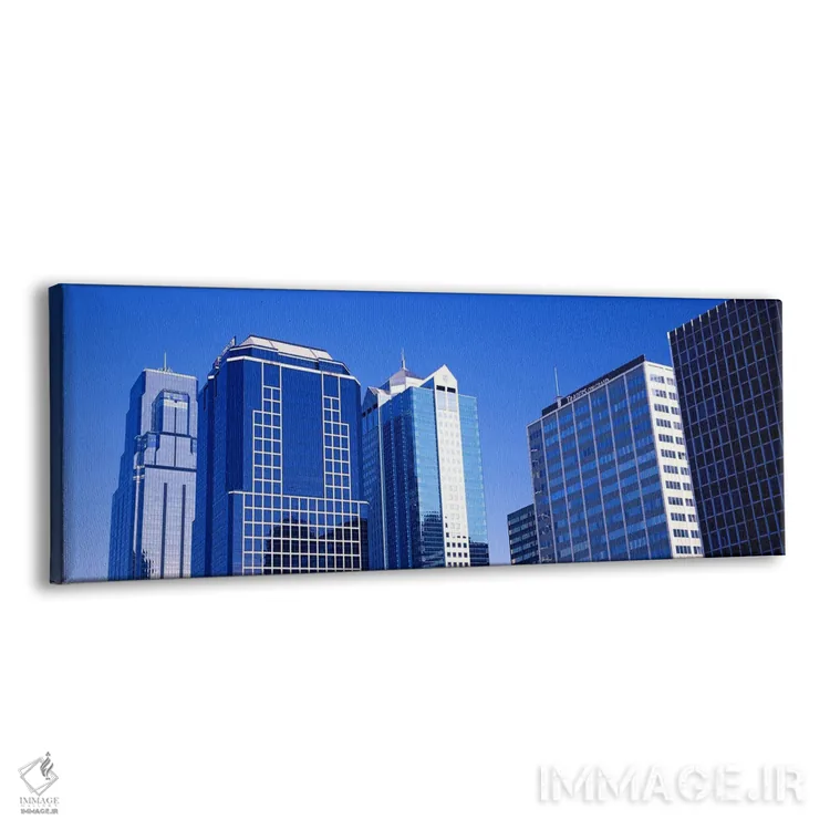 تابلو دکوراتیو نمای از زاویه پایین از افق شهری مرکز شهر، تاون پویلین… اثر پانورامیک ایمجز - نمای پرسپکتیو محصول