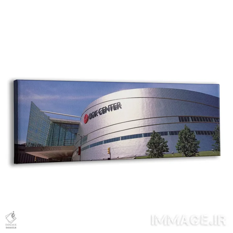 تابلو دکوراتیو مرکز BOK در مرکز شهر تولسا، اوکلاهاما، ایالات متحده آمر… اثر پانورامیک ایمجز - نمای پرسپکتیو محصول