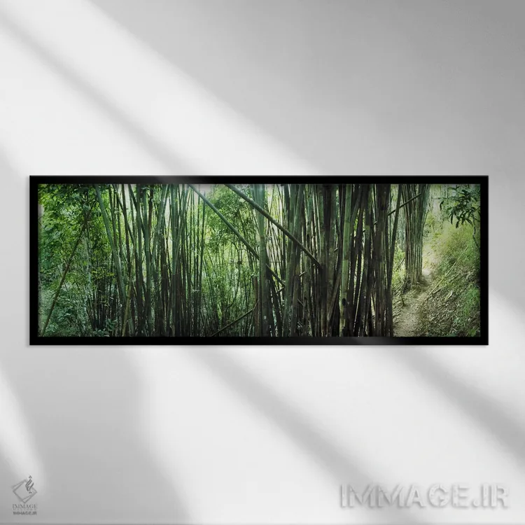 تابلو دکوراتیو جنگل بامبو، چیانگ مای، تایلند #3 اثر پانورامیک ایمجز - نمای قابدار مشکی