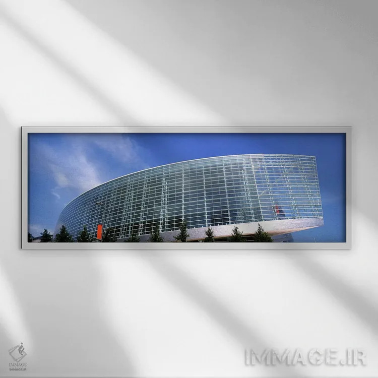 تابلو دکوراتیو نمای مرکز BOK، تولسا، اوکلاهاما، ایالات متحده آمریکا اثر پانورامیک ایمجز - نمای قابدار سفید