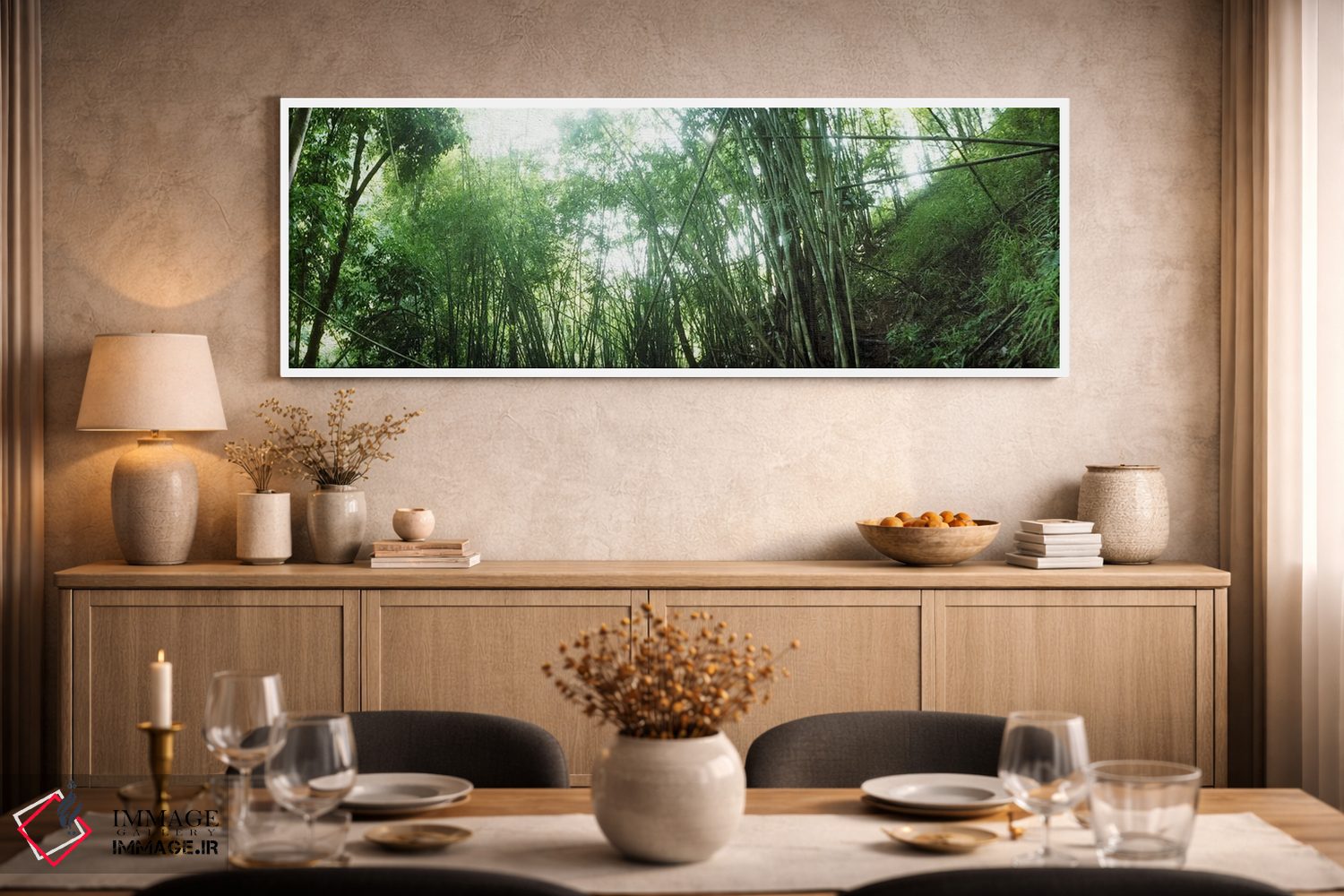 تابلو دکوراتیو جنگل بامبو، چیانگ مای، تایلند #2 اثر پانورامیک ایمجز - D2W
