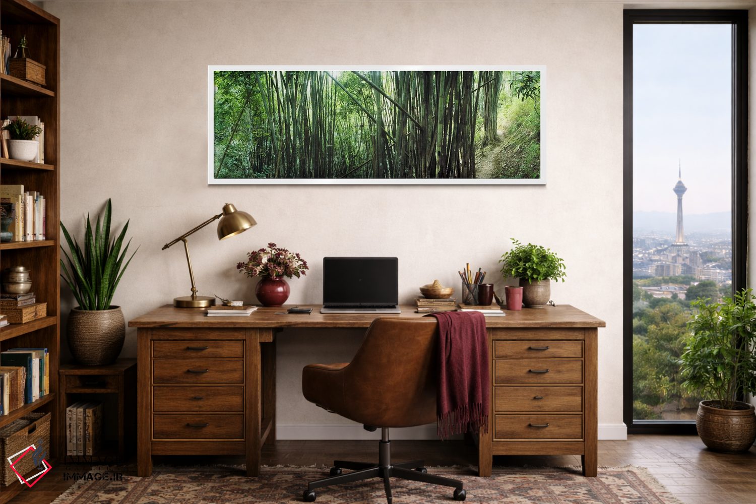 تابلو دکوراتیو جنگل بامبو، چیانگ مای، تایلند #3 اثر پانورامیک ایمجز - D1W