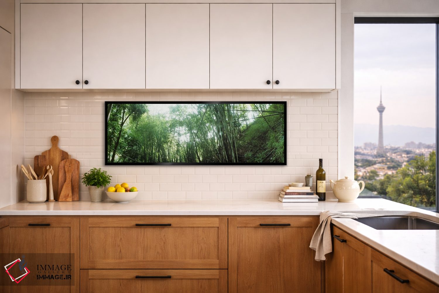 تابلو دکوراتیو جنگل بامبو، چیانگ مای، تایلند #2 اثر پانورامیک ایمجز - D5B